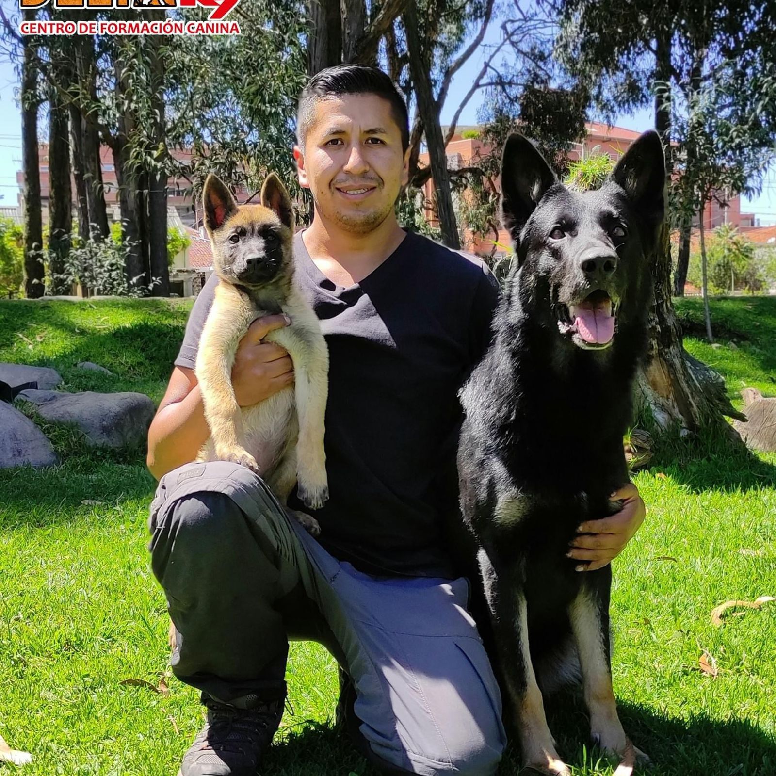 Podio grupal de competencia canina Pro Plan